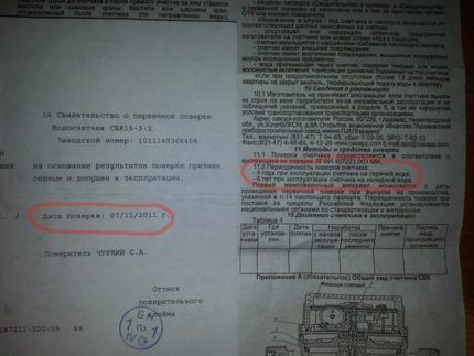 Срок поверки счетчиков холодной и горячей воды: интервалы поверок и правила их проведения