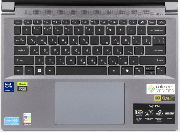 Обзор портативной рабочей станции Acer Swift X 14 (SFX14-72G-72DH)