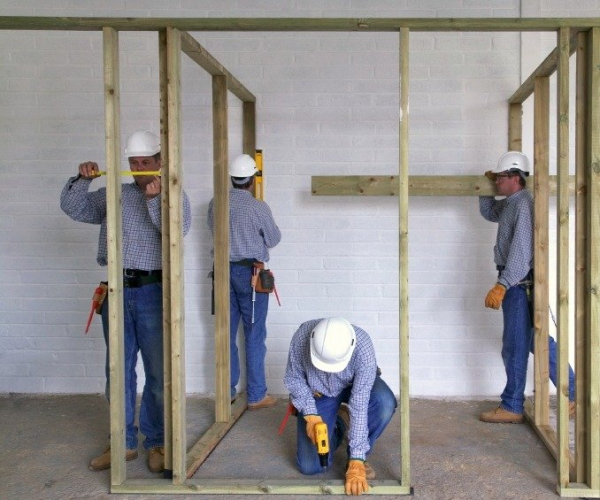 Строим межкомнатные перегородки своими руками Строим межкомнатные перегородки своими руками