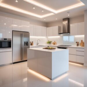 Натяжные потолки для кухни