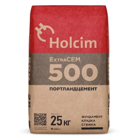 Изображение Цемент Holcim Extra М500 25 кг